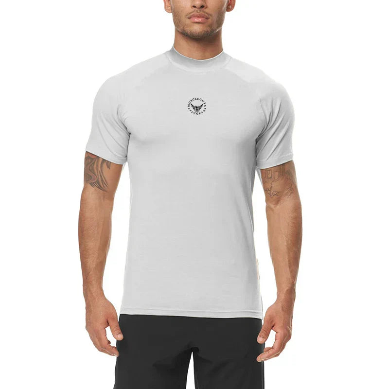 Gym Quick-drying Tights Short-sleeved T-shirt Fitness