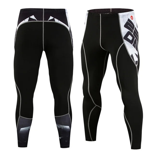 Men’s Compression Pants Thermal Workout Cool DrySports Leggings Tights Baselayer Bodybuilding Workout Training Yoga Bottoms