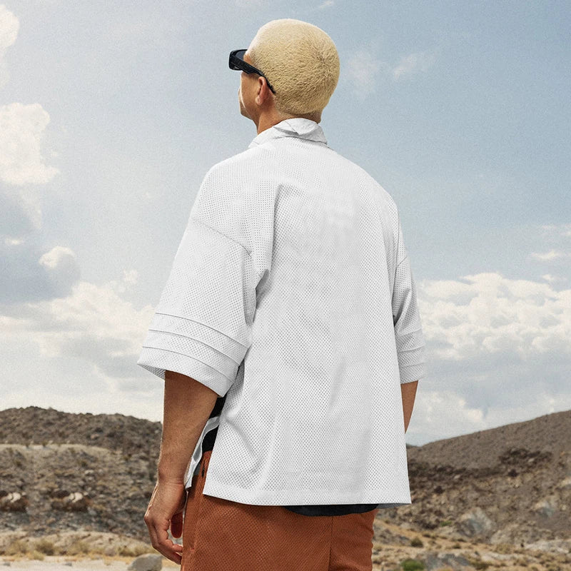 Fitness Oversize V-neck Tights Tshirt Bodybuilding